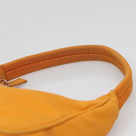 PRADA Hand Bag Nylon Orange Silver - Picture 8 of 12